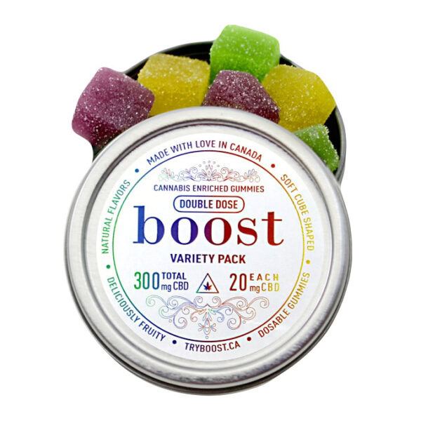 BOOST GUMMIES - (300-MG-CBD) VARIETY PACK