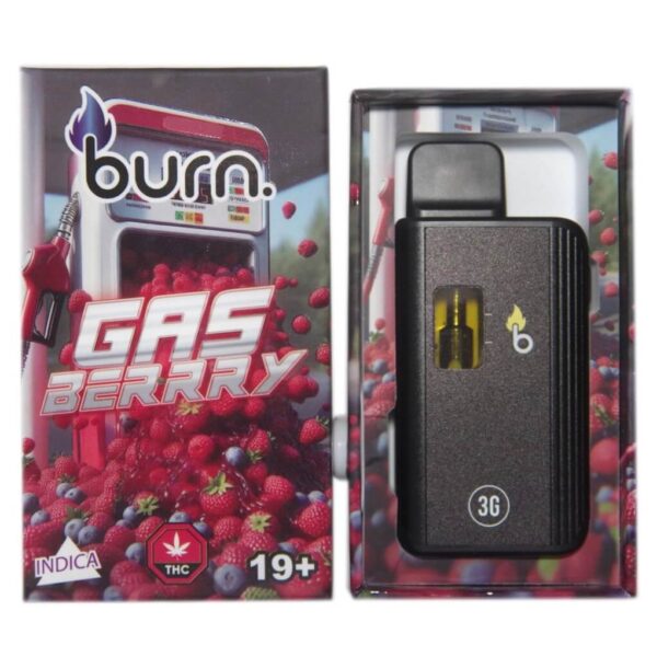 BURN DISPOSABLE VAPE – GAS BERRY (3 GRAM)