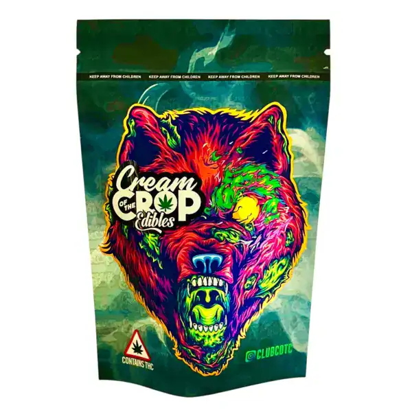 CREAM OF THE CROP GUMMYS - (2000-MG-THC SATIVA) SOUR KEYS