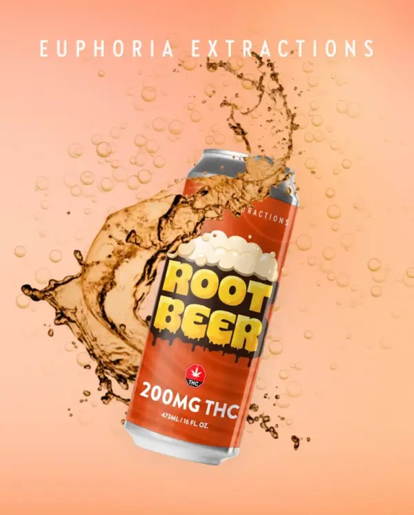 EUPHORIA ROOT BEER - (200-MG-THC)
