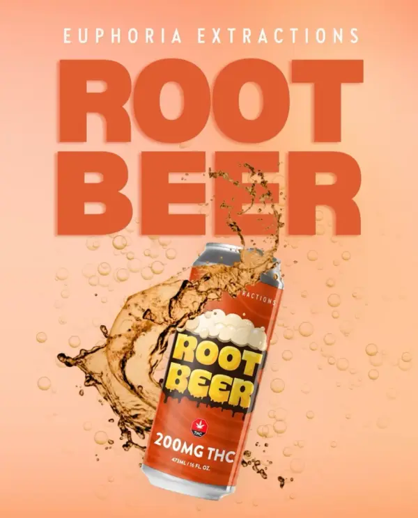EUPHORIA ROOT BEER - (200-MG-THC)
