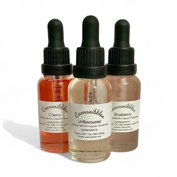 CANNANIBBLES CBD TINCTURE - BLUEBERRY (1000-MG-CBD)