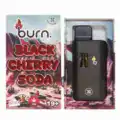 BURN DISPOSABLE VAPE – BLACK CHERRY SODA (3 GRAM)