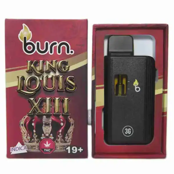 BURN DISPOSABLE VAPE – KING LOUIS Xlll (3 GRAM)