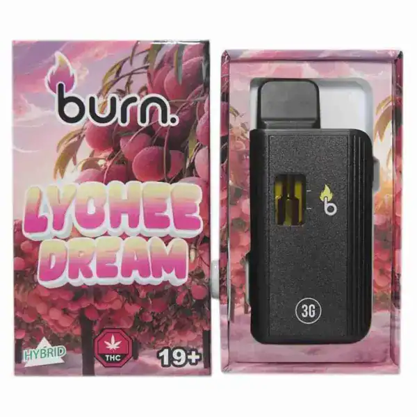 BURN DISPOSABLE VAPE – LYCHEE DREAM (3 GRAM)