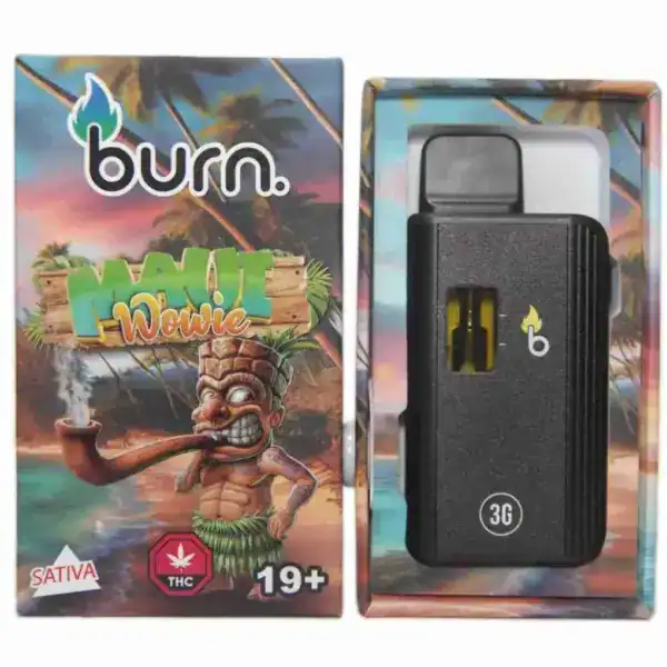 BURN DISPOSABLE VAPE – MAUI WOWIE (3 GRAM)