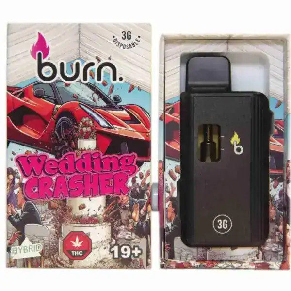 BURN DISPOSABLE VAPE – WEDDING CRASHER (3 GRAM)