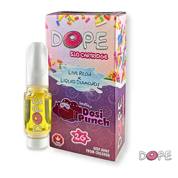 DOPE LIVE RESIN X LIQUID DIAMONDS VAPE CART - DOSI PUNCH (2 GRAM)