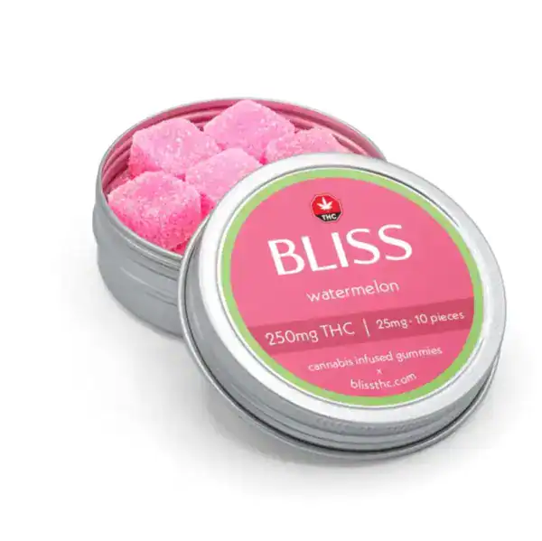 IMG_0609 BLISS GUMMIES - WATERMELON (250-MG-THC)
