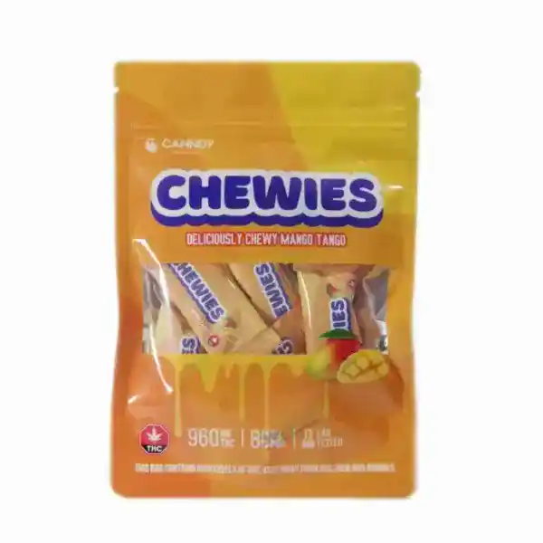 CANNDY EDIBLES CHEWIES - MANGO TANGO (960-MG-THC)