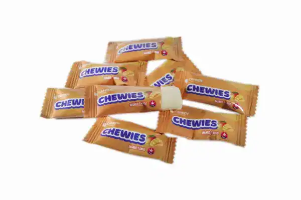 CANNDY EDIBLES CHEWIES - MANGO TANGO (960-MG-THC)