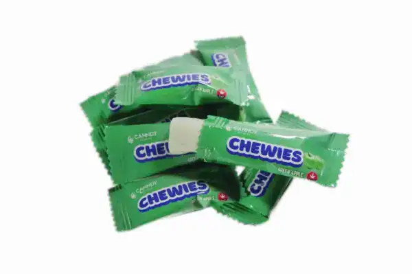 CANNDY EDIBLES CHEWIES - GREEN APPLE (480-MG-THC)