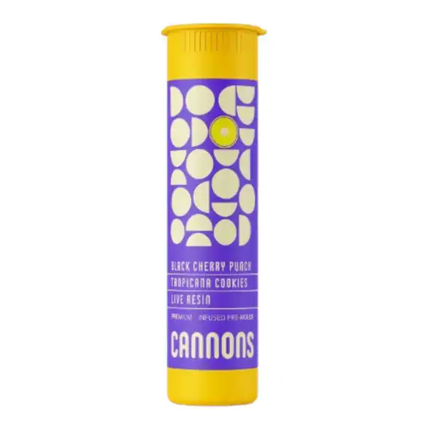 CANNONS PRE-ROLL - BLACK CHERRY PUNCH X TROPICANA COOKIES LIVE RESIN (2 X 1 GRAM)