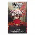 STRAIGHT GOODS DISPOSABLE VAPE - CANADIAN MAPLE (3 GRAM)