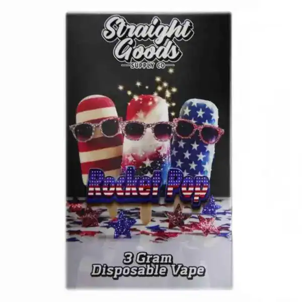 STRAIGHT GOODS DISPOSABLE VAPE - ROCKET POP (3 GRAM)