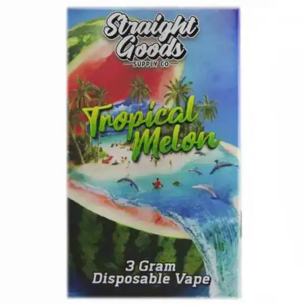 STRAIGHT GOODS DISPOSABLE VAPE - TROPICAL MELON (3 GRAM)