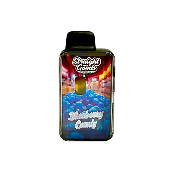 STRAIGHT GOODS DISPOSABLE VAPE - BLUEBERRY CANDY (3 GRAM)