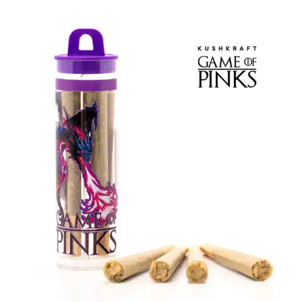 GAME OF PINKS PRE-ROLLS - PEANUT BUTTER PINK (4 PACK)
