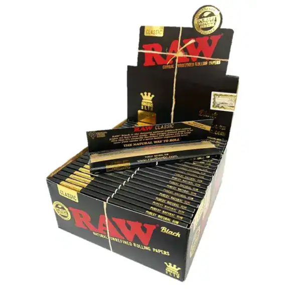 RAW BLACK KING SIZE ROLLING PAPERS