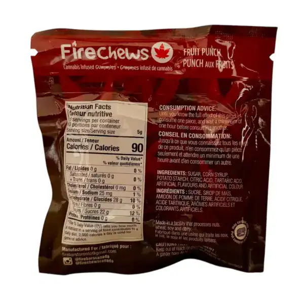 FIRE CHEWS - (1000-MG-THC) FRUIT PUNCH