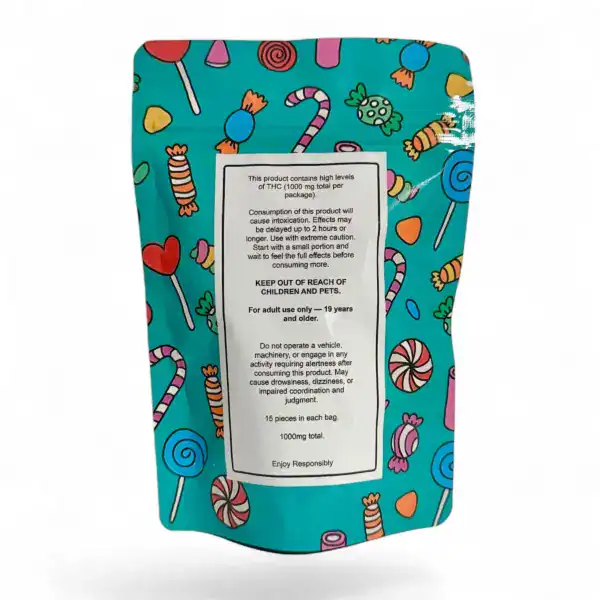 YA YA MAN GUMMIES - (1000-MG-THC) SOUR FUSION CHEWS