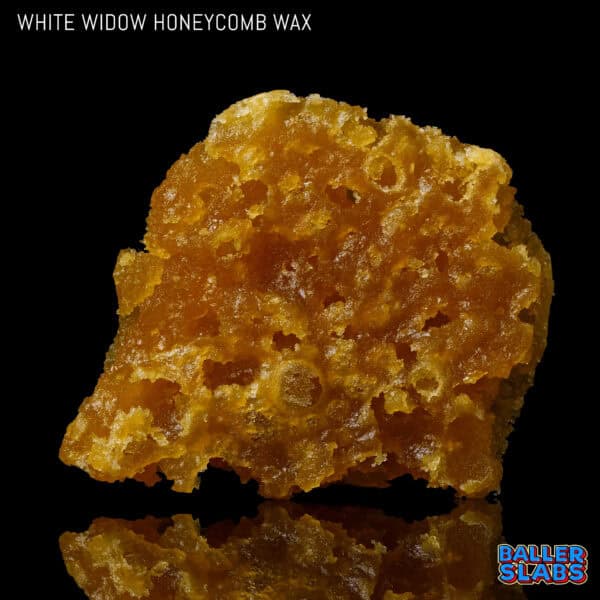 CannaCollective_HoneycombWax_WhiteWidow BALLER JAR HONEYCOMB WAX - WHITE WIDOW (10 gram)