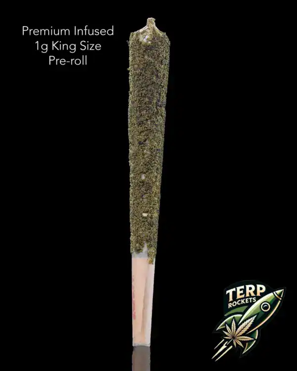 TERP ROCKETS INFUSED PRE-ROLL - DARK KNIGHT