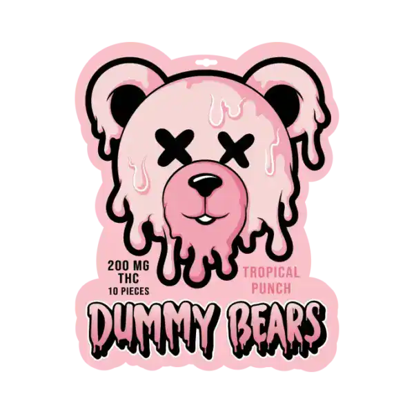 DUMMY BEARS GUMMYS (200-MG-THC) - TROPICAL PUNCH