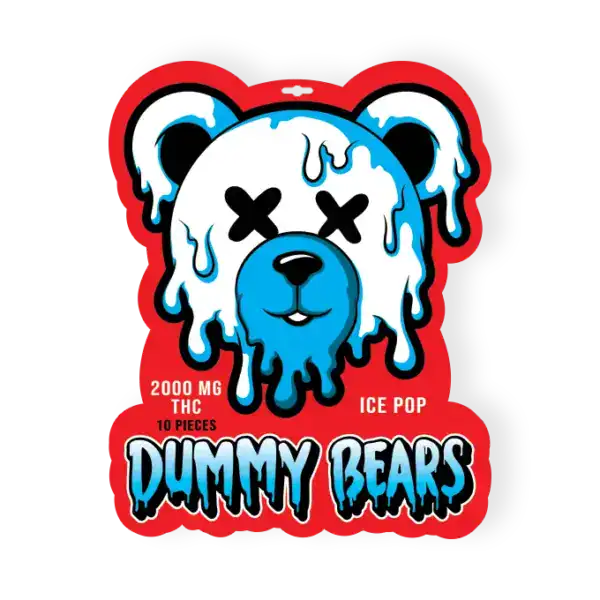 DUMMY BEARS GUMMYS (2000-MG-THC) - ICE POP