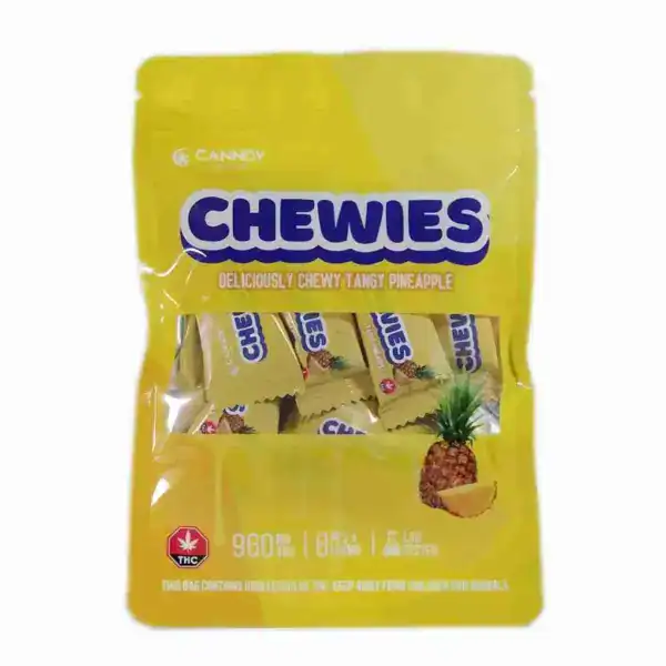 CANNDY EDIBLES CHEWIES - PINEAPPLE (960-MG-THC)