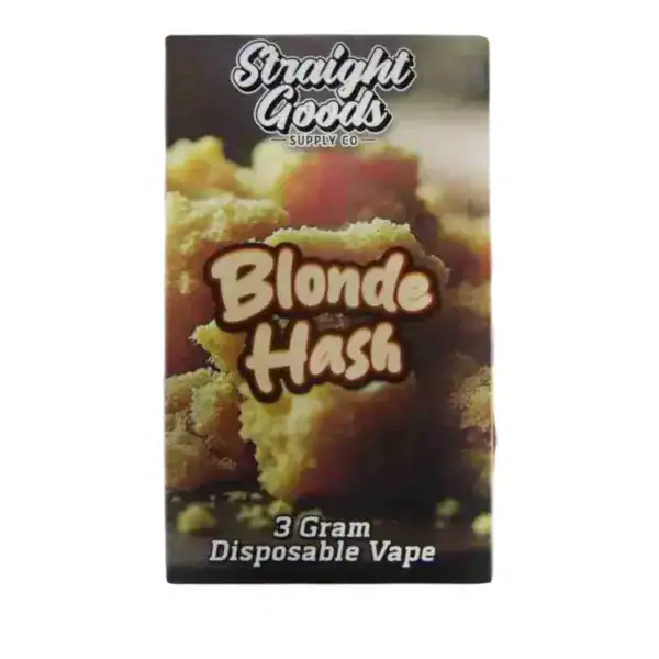 STRAIGHT GOODS DISPOSABLE VAPE - BLONDE HASH (3 GRAM)