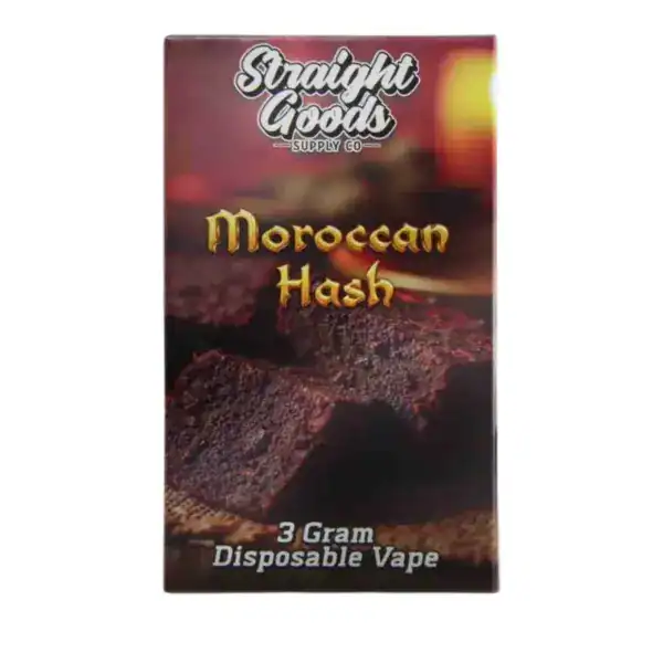 STRAIGHT GOODS DISPOSABLE VAPE - MOROCCAN HASH (3 GRAM)