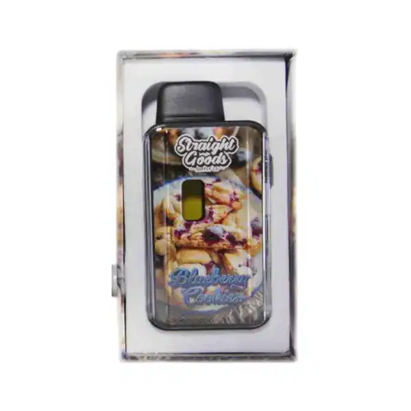 STRAIGHT GOODS DISPOSABLE VAPE - BLUEBERRY COOKIES (3 GRAM)