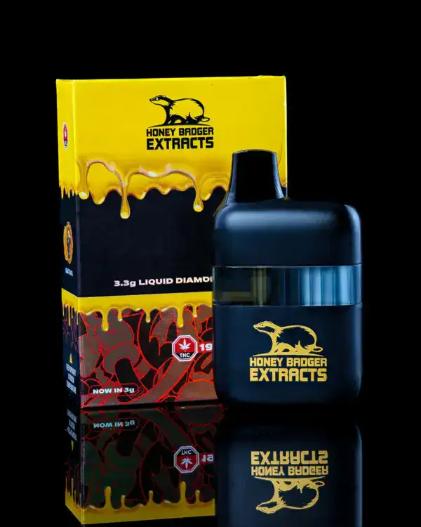 HONEY BADGER LIQUID DIAMOND VAPE - CHERRY ZLUSHIE (3 GRAM)