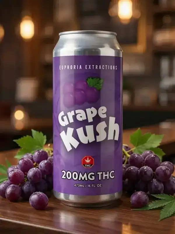 IMG_3045 EUPHORIA BEVERAGE GRAPE KUSH - (200-MG-THC)