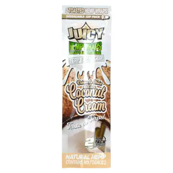 JUICY JAY HEMP WRAPS - COCONUT CREAM