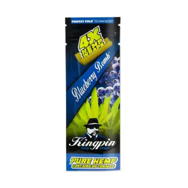 KINGPIN HEMP WRAPS - BLUEBERRY BOMB