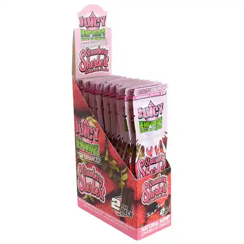 JUICY JAY HEMP WRAPS - STRAWBERRY SHERBERT