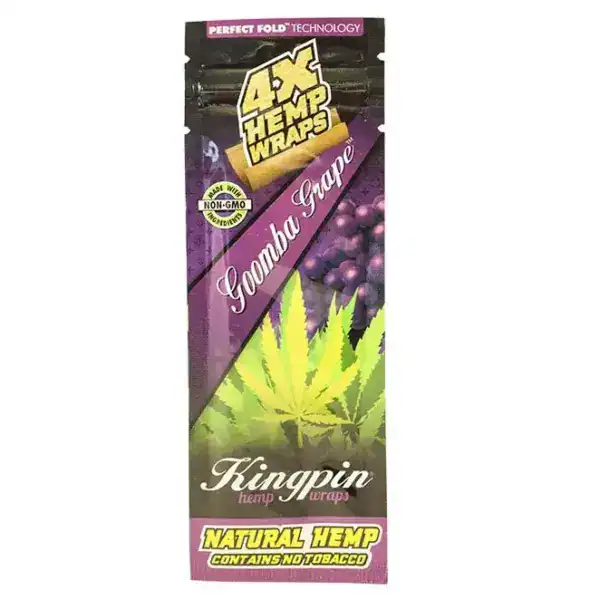 KINGPIN HEMP WRAPS - GOOMBA GRAPE
