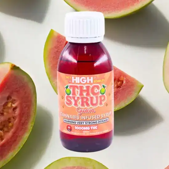 SKY HIGH LEAN SYRUP - (1000-MG-THC) GUAVA