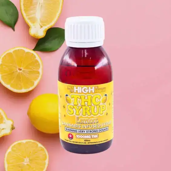 SKY HIGH LEAN SYRUP - (1000-MG-THC) LEMON