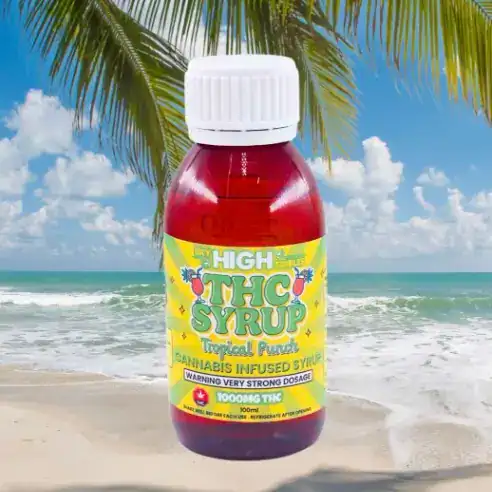 SKY HIGH LEAN SYRUP - (1000-MG-THC) TROPICAL PUNCH