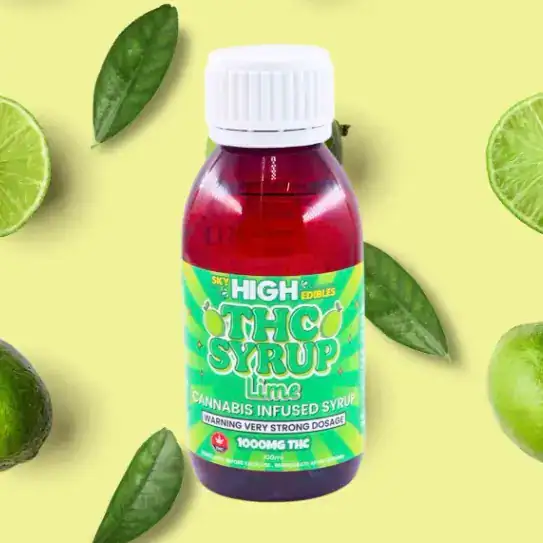 SKY HIGH LEAN SYRUP - (1000-MG-THC) LIME