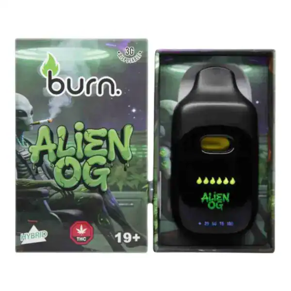 Photoroom_20260715_013241 BURN DISPOSABLE VAPE – ALIEN OG (3 GRAM)