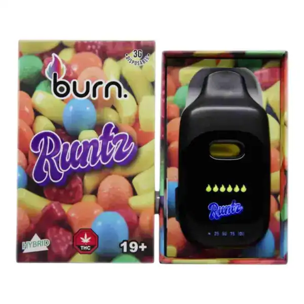 BURN DISPOSABLE VAPE – RUNTZZ (3 GRAM)