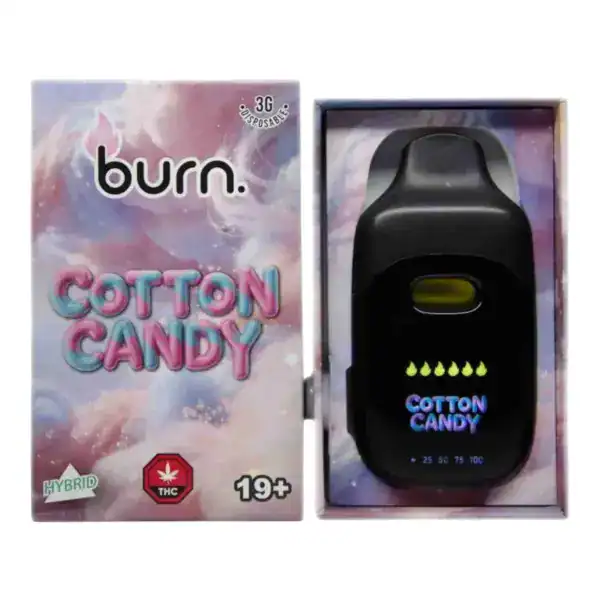 Photoroom_20260715_013522 BURN DISPOSABLE VAPE – COTTON CANDY (3 GRAM)