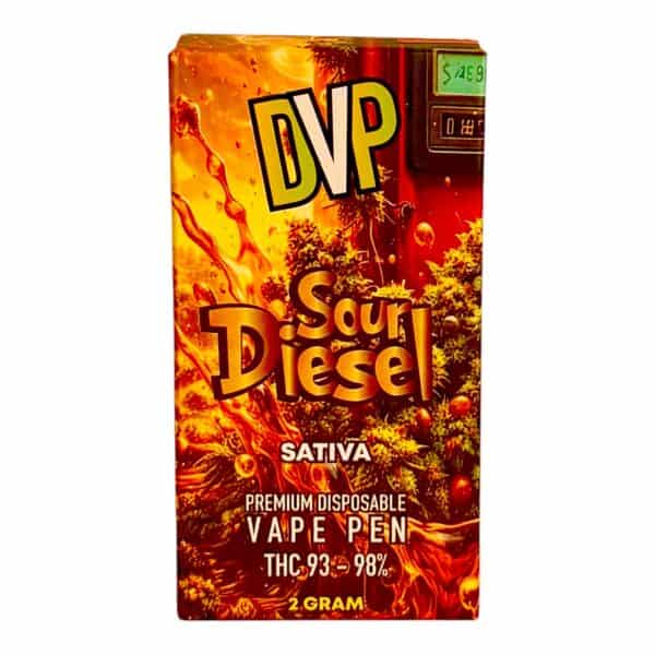 DVP DISPOSABLE VAPE - SOUR DIESEL (2 GRAM)